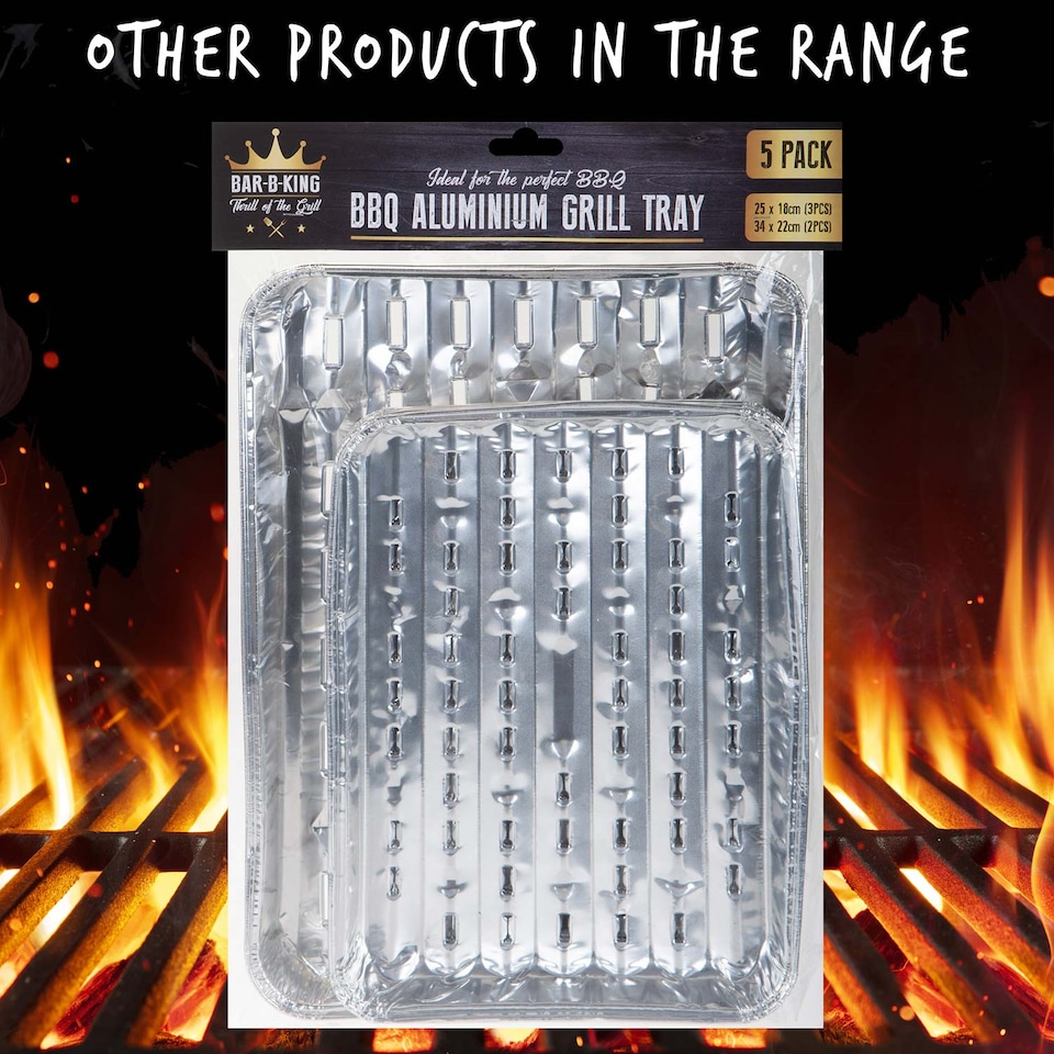 image 1 of PMS Chrome Plated Steel Skewers - 5 Pack