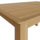 image 9 of Taberno Oak Large 1.4M Extending Dining Table Natural Orange