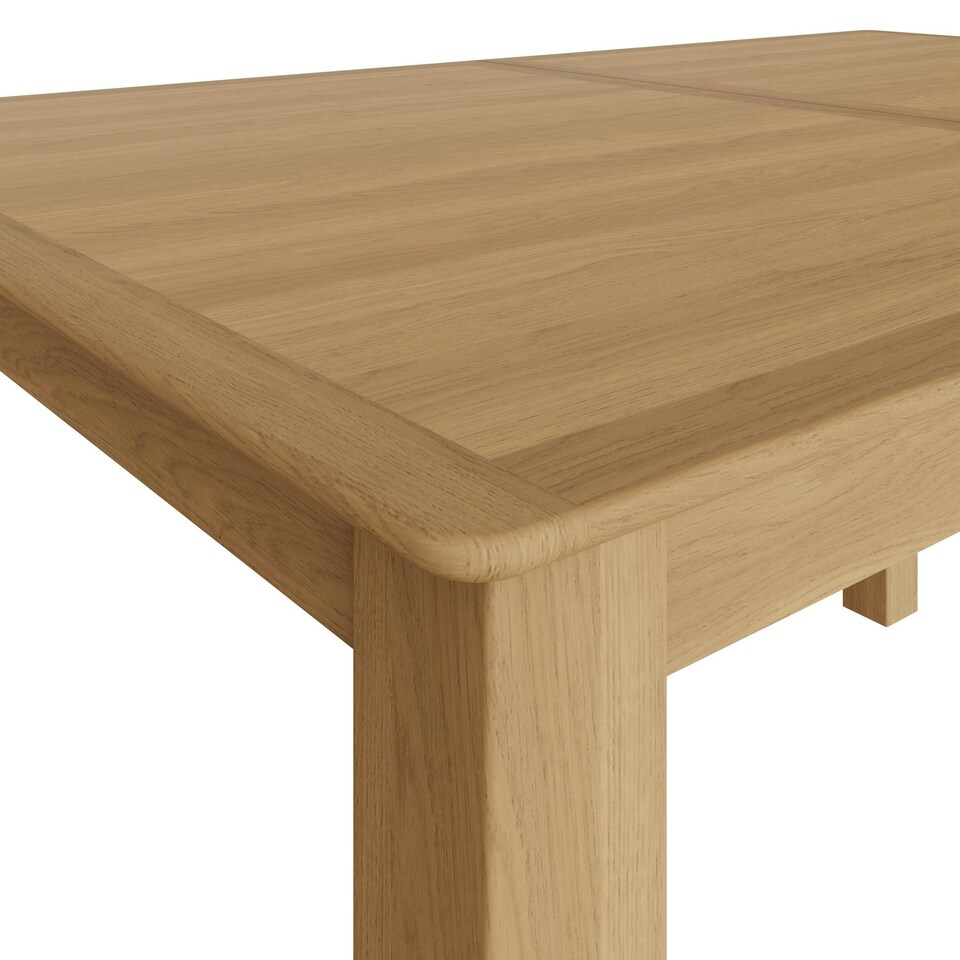 image 1 of Taberno Oak Large 1.4M Extending Dining Table Natural Orange