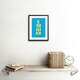 image 2 of Bright Motivation Be Your Own Hero 9x7" Black Framed Wall Art Print