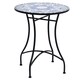 image 1 of Outsunny Garden Table, Mosaic Round Patio Side Table with 60cm Ceramic Top