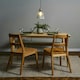 image 3 of ValueLights MacArthur Brushed Gold Pendant Light and E27 GLS LED 4W Warm White 2700K Bulb