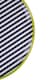 image 3 of Interiors by Premier Floral Design Stripe Tray, Curved Contemporary Dining Tray, Functional Breakfast Tray, Versatile Lunch Tray | Multi