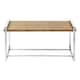 image 4 of Interiors by Premier Coffee Table, Wooden Surface Display Table, Stainless Steel Decorative Coffee Table For Bedroom Brown