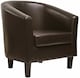 image 2 of Tub Chair Faux Leather Arm Chair
