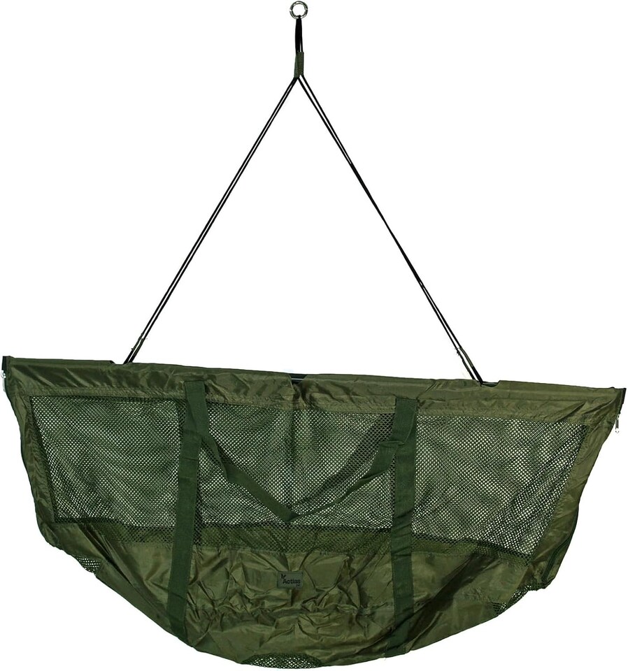 image 1 of Actiaspet Carp Fishing Weighing Sling with Carry Case 120 x 70 cm Green