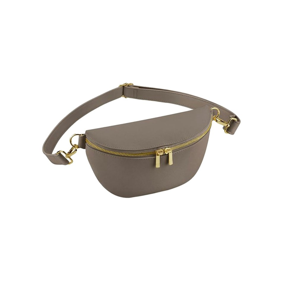 Bagbase Boutique Waist Bag - Taupe - One Size Brown