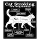 image 1 of Black Wooden Framed Cat Stroking For Beginners Maxi Poster