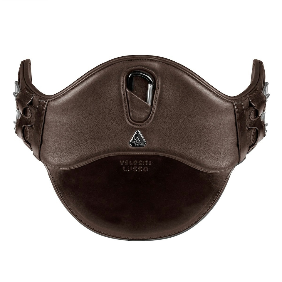 Velociti Lusso Short Horse Stud Girth - Havana - 20in