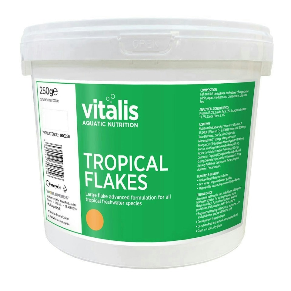 image 1 of Vitalis Tropical Flakes Multi