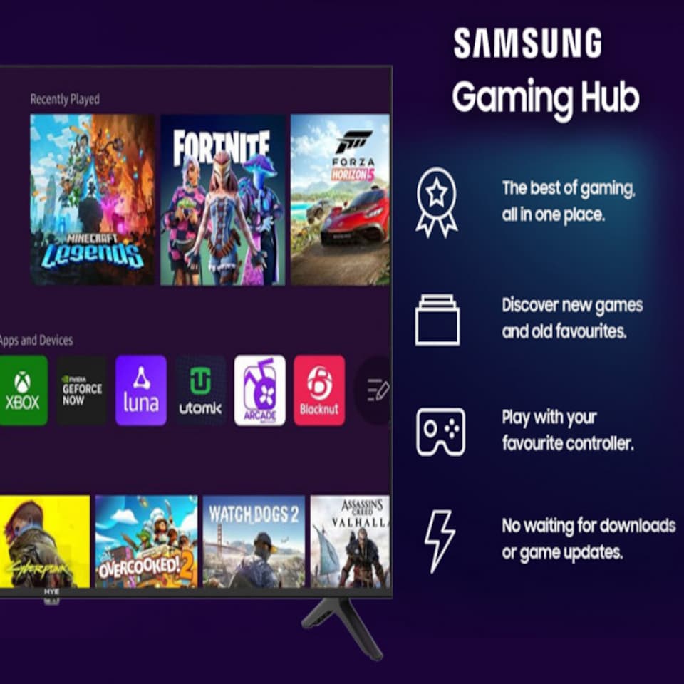 image 1 of HYE 50" 4K LED Tizen OS WiFi Frameless Smart TV - 50UHDS2008