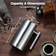 image 8 of VonShef 12 Cup Cafetiere, 1.5l Double Walled Stainless Steel