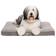 Harbour Housewares Waterproof Dog Bed - Large - Grey