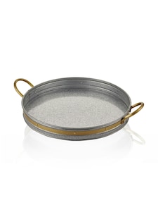 Galvin Collection Round Serving Tray - 5 cm (H) x 52 cm (W) x 42 cm (D)
