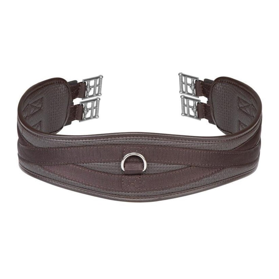 image 1 of Shires ARMA Anti-Chafe Contour Girth - Elastic Brown | Size: 38 Inch
Colour: Brown