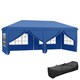 image 1 of Outsunny 3m x 6m Pop Up Gazebo Party Tent Canopy Marquee with Storage Bag Blue