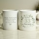 image 5 of Personalised Botanical Anniversary Mug White
