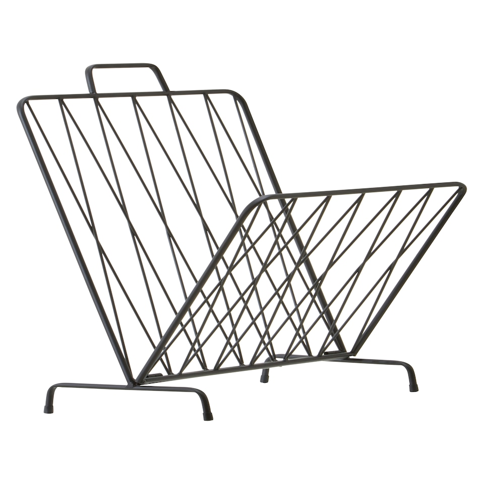 image 1 of Interiors by Premier Avento Black Magazine Rack