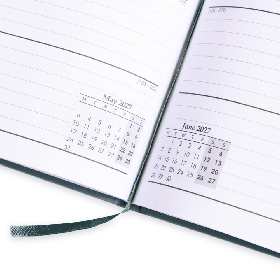 image 1 of evelay 2027 Week to View Diary A5 Bottle | Green | Bottle