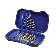 Faithfull Cobalt Hss Drill Set M35 1-10mm 19 Piece - Multi Colour - One Size