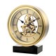 image 4 of Wm.Widdop Round Skeleton Clock on Base Gold