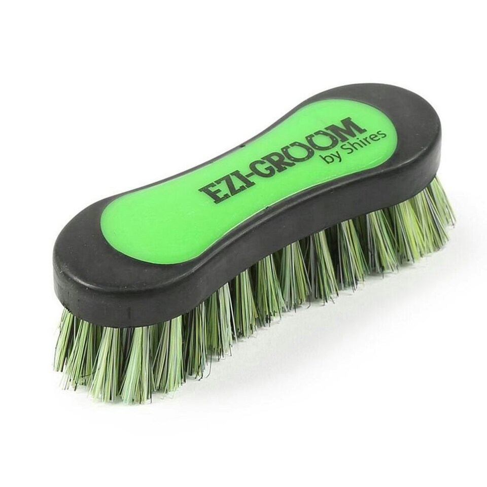 Ezi-Groom Horse Face Brush - Lime Green - 125mm x 25mm