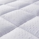image 9 of 5cm 3D Microfibre Bubble Mattress Topper White | King