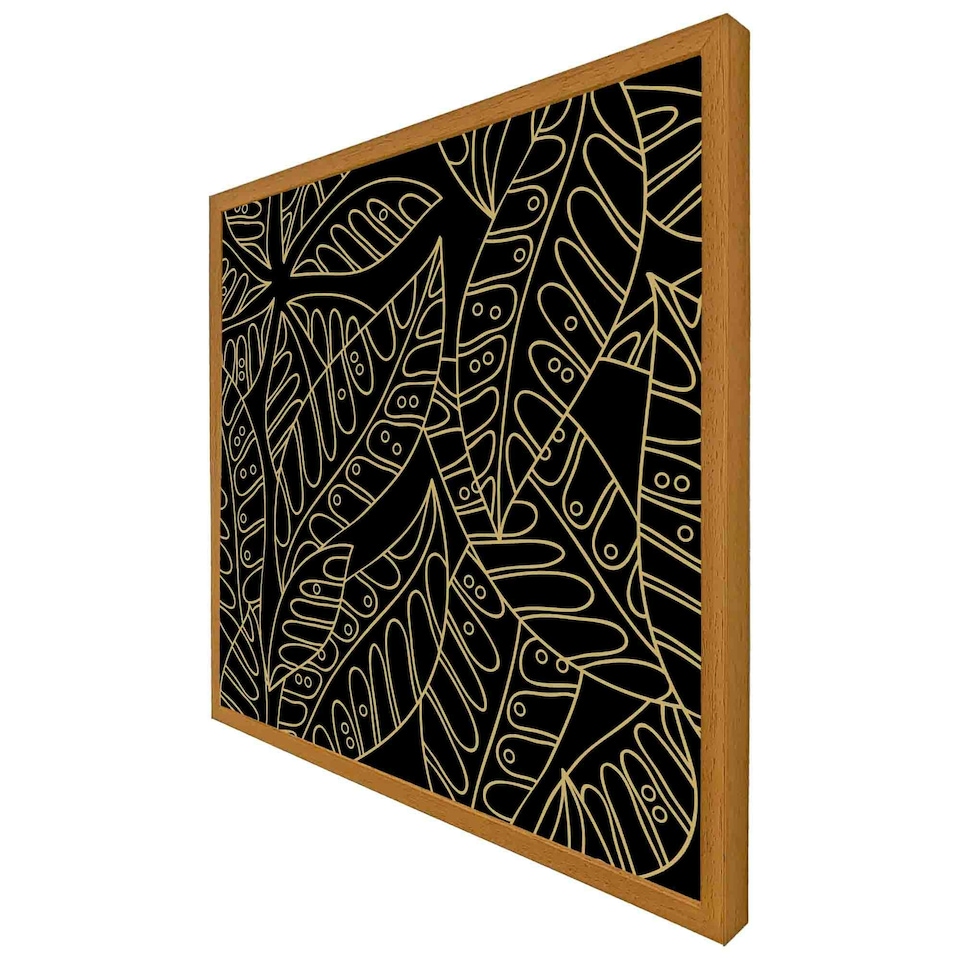 image 1 of Lined flower print (Picutre Frame) White | XS