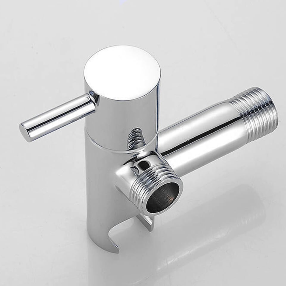 image 1 of Thermostatic Bidet Shower Spray Kit Chrome Brass Handheld Bathroom Mixer UK