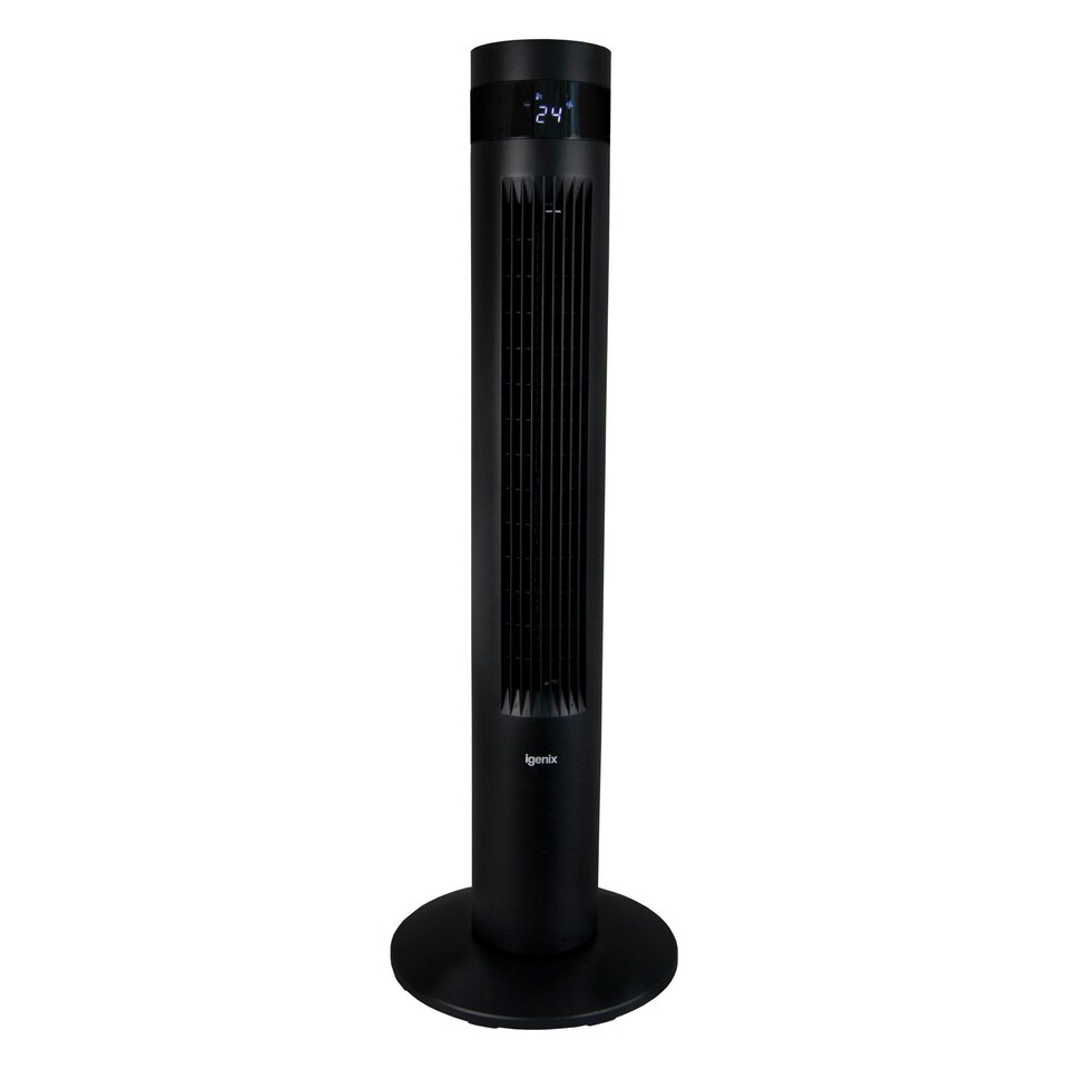 image 1 of Igenix IGFD6035B Digital Tower Fan, 35 Inch, Black