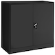 image 1 of Filing Cabinet - 3 shelves, height-adjustable, lockable, 90 x 40 x 90 cm | Black | black | 90 x 40 x 90 cm | 1