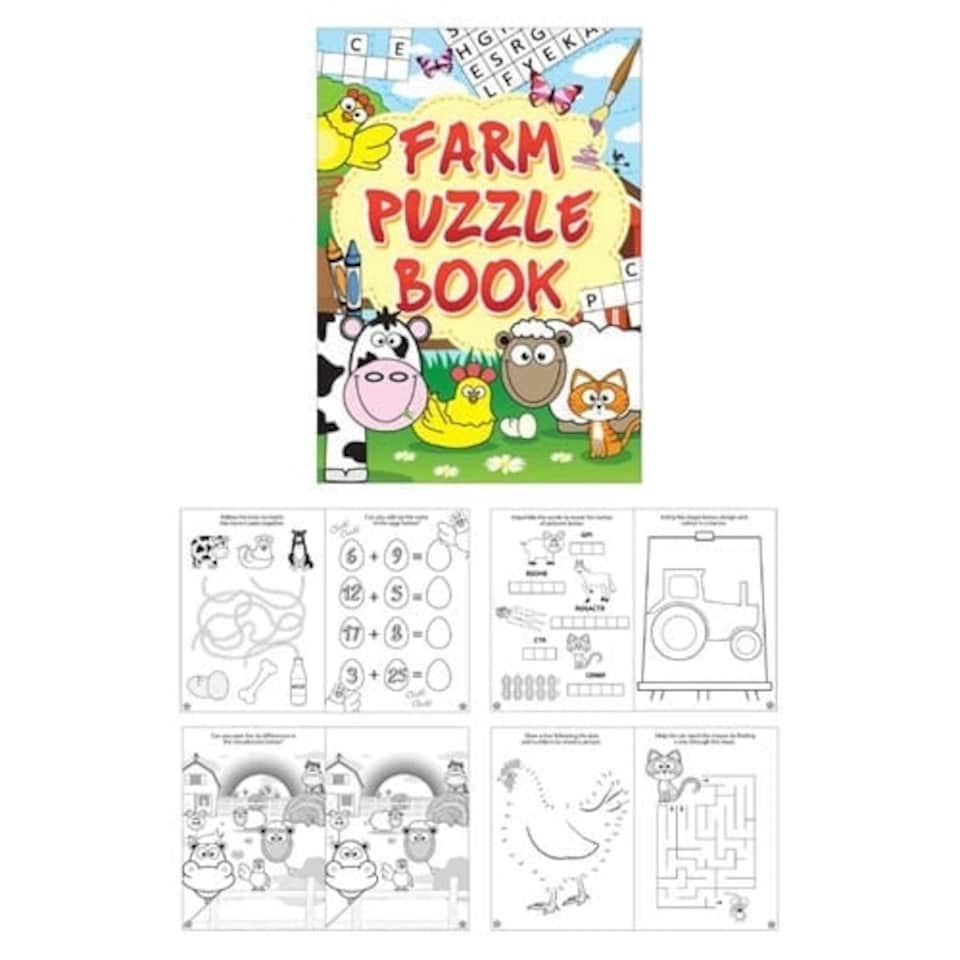 Mini Farm Puzzle Book 15cm