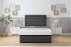 image 1 of Sloomy Ashford Graphite Dumfries Ottoman Bed With Mattress With 26" Strutted Headboard 2'6 Small Single