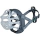 image 2 of Baskerville Invisa Basket Dog Muzzle - Transparent/Green - 3