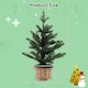 image 4 of COSTWAY Pre-lit Mini Christmas Tree 96 Tips & 20 Lights With Timer Tabletop Xmas Decor