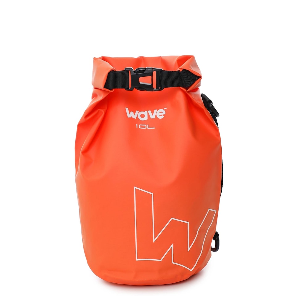 image 1 of Wave Waterproof PVC Dry Bag, Orange, 10L