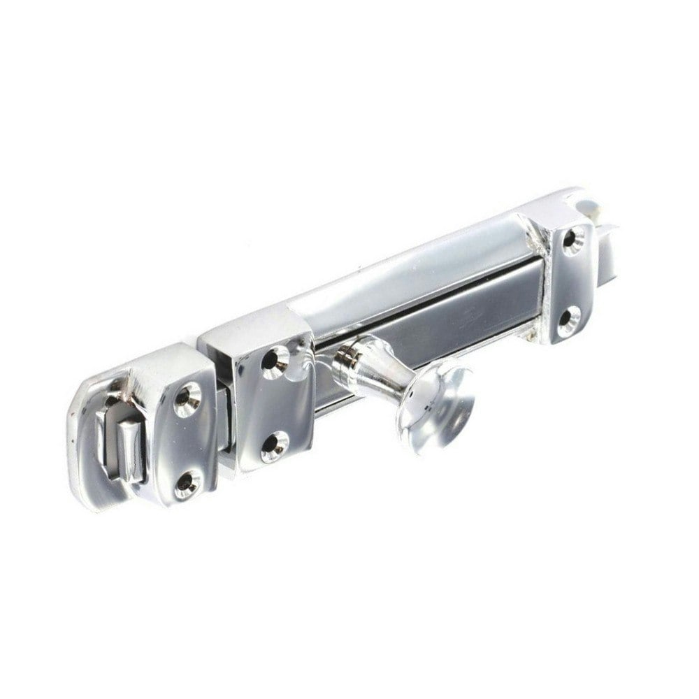 Securit Chrome Door Bolt - Chrome - 100mm