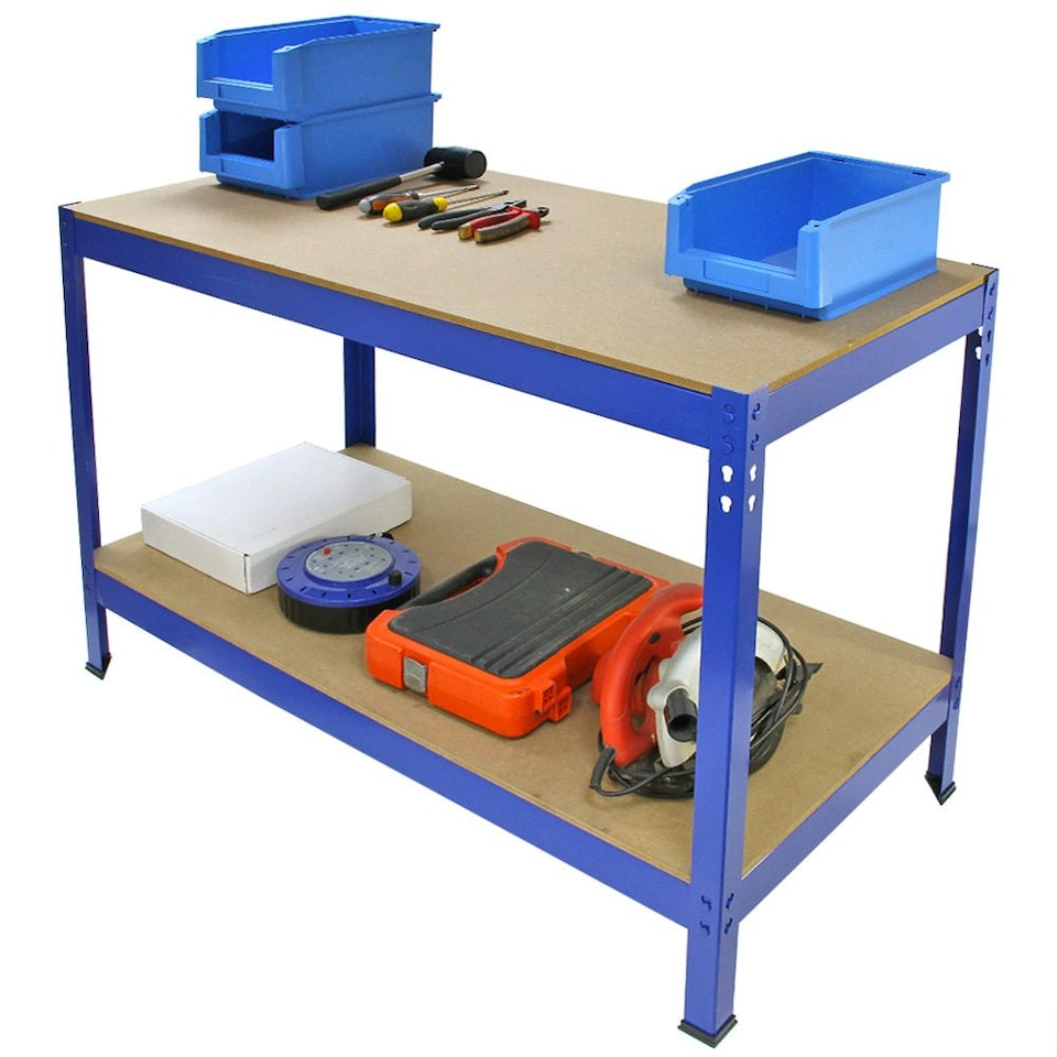 image 1 of Q-RAX Blue Workbench 100cm Blue