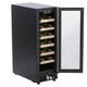 image 6 of SIA WC30BL/1 Undercounter Wine Cooler Fridge, 59L 19 Bottle Capacity, LED Light, Black