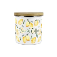 Lemons Large Ground Coffee Canister
