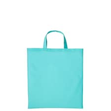 Nutshell Cotton Short Handle Shopper - Peppermint - One Size Blue