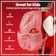 image 2 of Leak Proof Kids Water Bottle, BPA Free, 350ml (12oz) | Red | Red With Straw