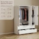 image 4 of Vida Designs Trega 3 Door 4 Drawer Wardrobe Modern Storage Unit, White