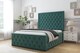 image 2 of Sloomy Vienna Emerald Plush Special Bed Frame. With 50" Upholstered Headboard 4'6 Double