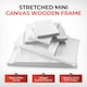 image 2 of Pack of 5 Stretched Mini Canvas Wooden Frames 280gsm 25x25cm