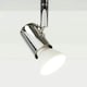 image 1 of ValueLights Polished Chrome 6 Way Adjustable GU10 Ceiling Spotlight - Complete with 5w LED Bulbs 3000K Warm White