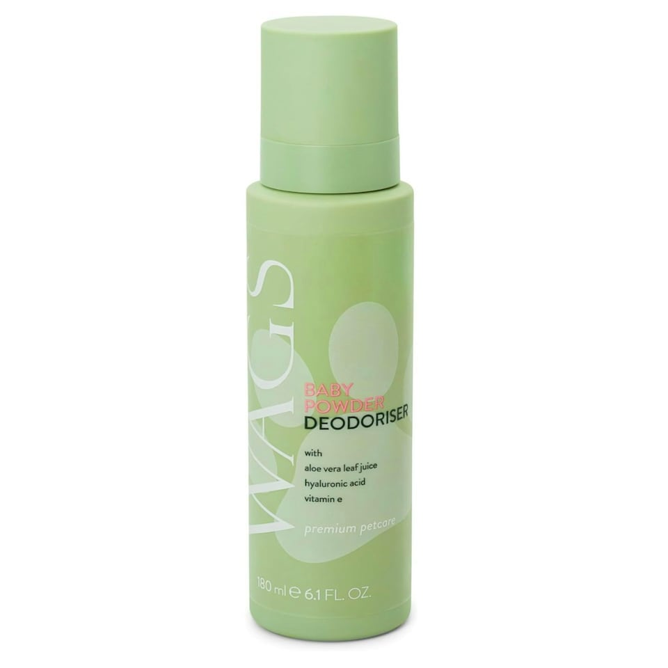 image 1 of WAGS Dog Deodoriser Baby Powder 180ml