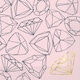 image 2 of Pink Diamond Hen Party Luncheon Napkins 33cm 2Ply - Pack of 16