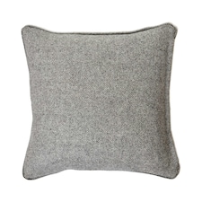 Hill Interiors Wool Herringbone Cushion - Grey - One Size
