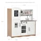 image 5 of Kidoz Signature Wooden Play Kitchen for kids - Role Play Kitchen - White